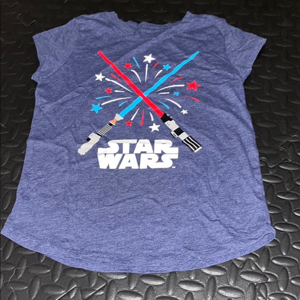 Star Wars Blue and Red Short Sleeve Tee